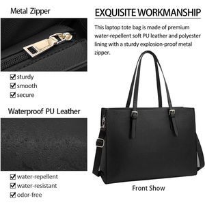 Laptop Bag for Women/ 15.6 Inch Computer Tote/ Shoulder Bag Professional